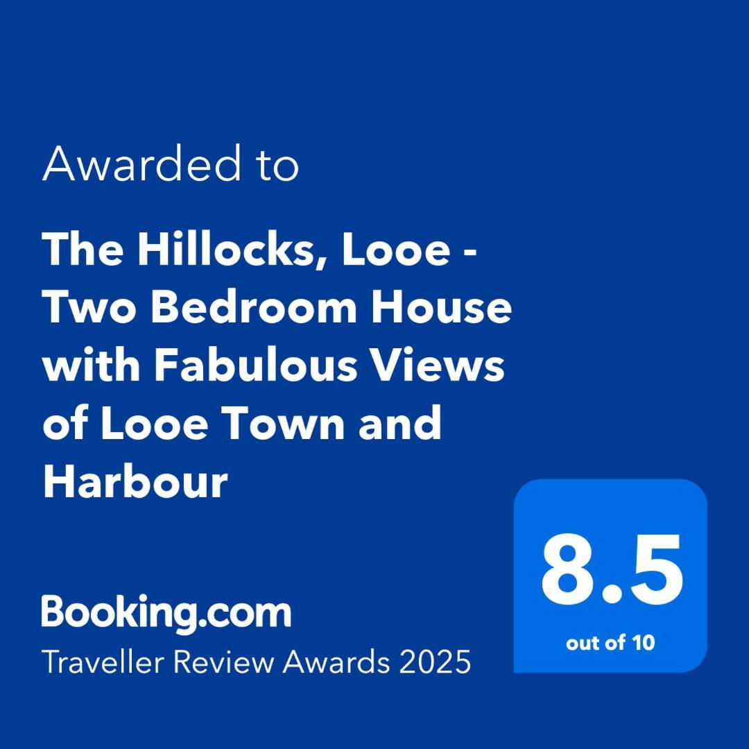 The Hillocks, Looe - Two Bedroom House With Fabulous Views Of Looe Town And Harbour Buitenkant foto